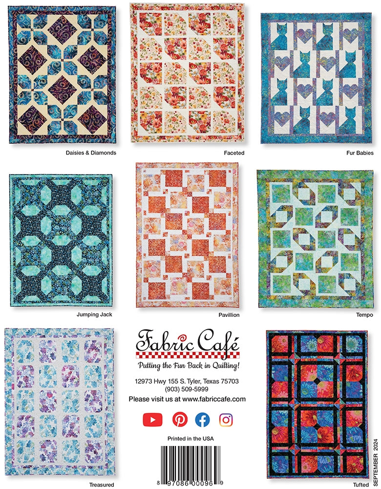 Double Focus 3-Yard Quilts Book (Fabric Cafe)