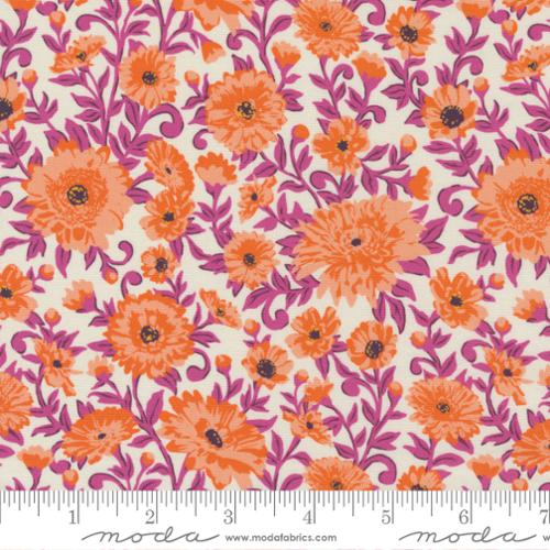 Paisley Rose, Ivory Clementine - PER 1/4 YARD