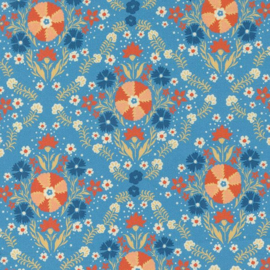 Cadence Jasmine - Cornflower - PER 1/4 YARD