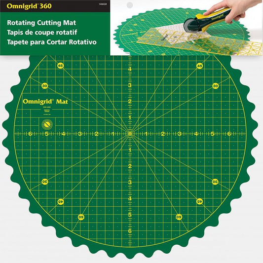 Omnigrid 360 14" Rotating Cutting Mat