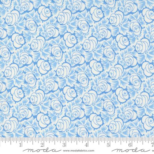 Denim & Daisies - Rosebud, Stonewashed - PER 1/4 YARD