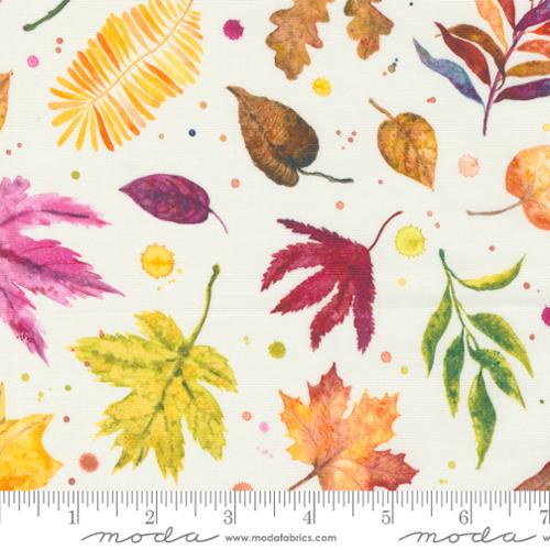 Floribunda - Falling for You Leaves, Cloud - PER 1/4 YARD