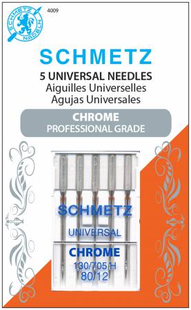 Schmetz Chrome Universal Schmetz Needle 5 ct, Size 80/12