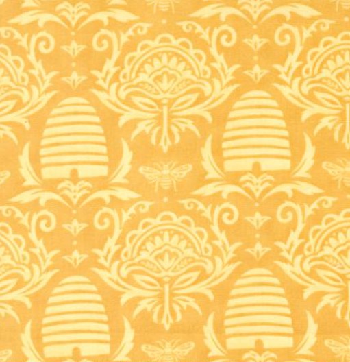 Honey Lavender - Daisy, Yellow - PER 1/4 YARD