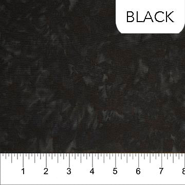 Decorative Carving - Banyan Shadows Black - PER 1/4 YARD