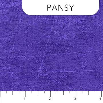 Canvas - Pansy - PER 1/4 YARD