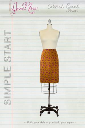 Anna Maria Simple Start Colored Pencil Skirt Pattern