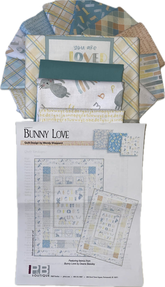 Bunny Love Quilt Kit with Pattern