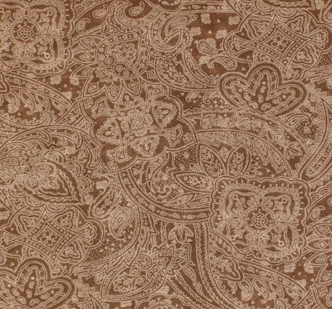 Cocoa Subtle Paisley 108" Wide Back