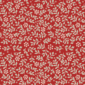 Forward to the Past - Hollyberry, Rosehip - PER 1/4 YARD