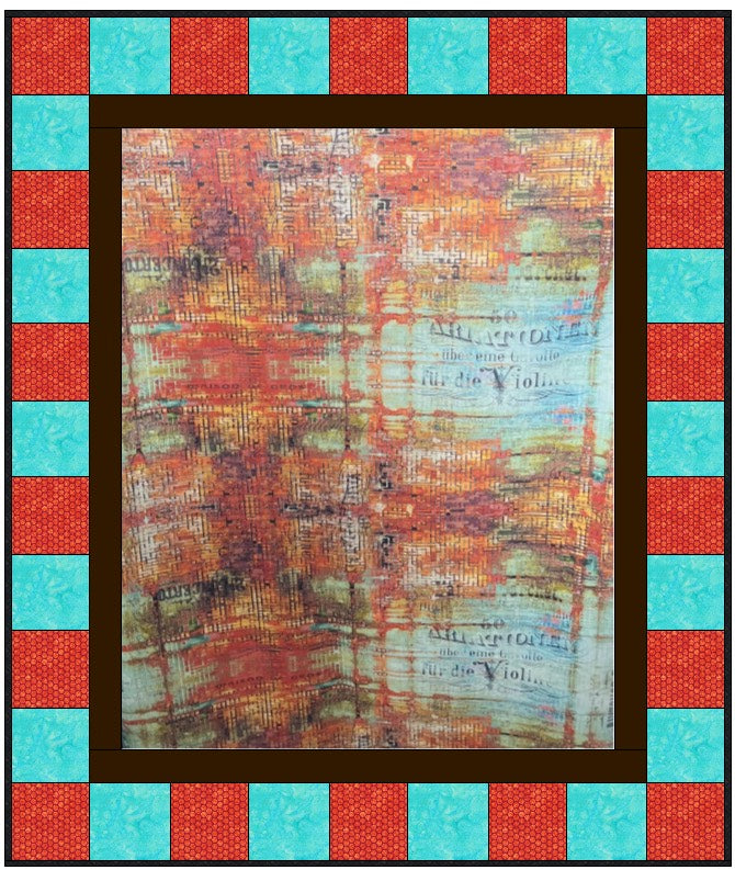 Focal Point Quilt Pattern - Printed Pattern
