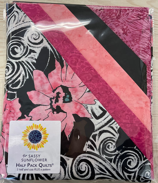 Sassy Sunflower Half Pack - Decorative Carving Pink