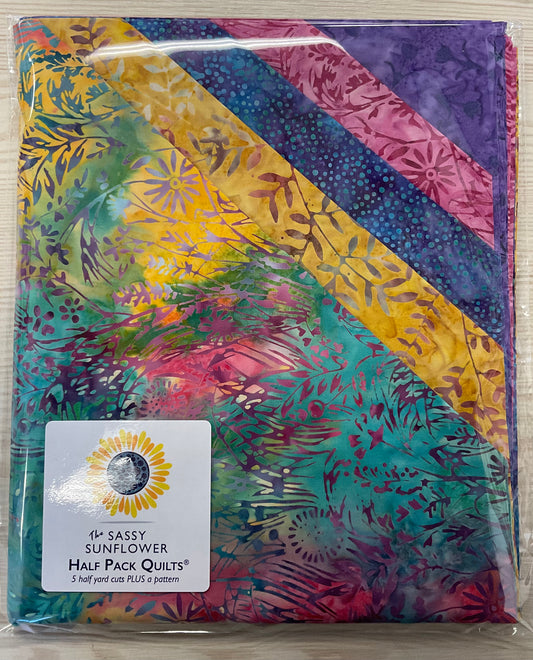 Sassy Sunflower Half Pack - Sunny Meadow Batik