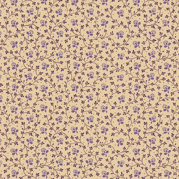 I Love Purple - Nosegay - PER 1/4 YARD