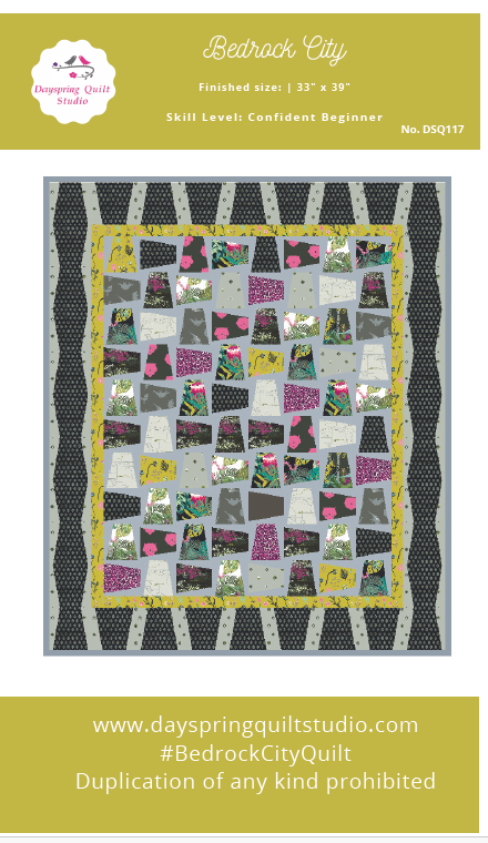 Bedrock City Baby Quilt - Digital Pattern