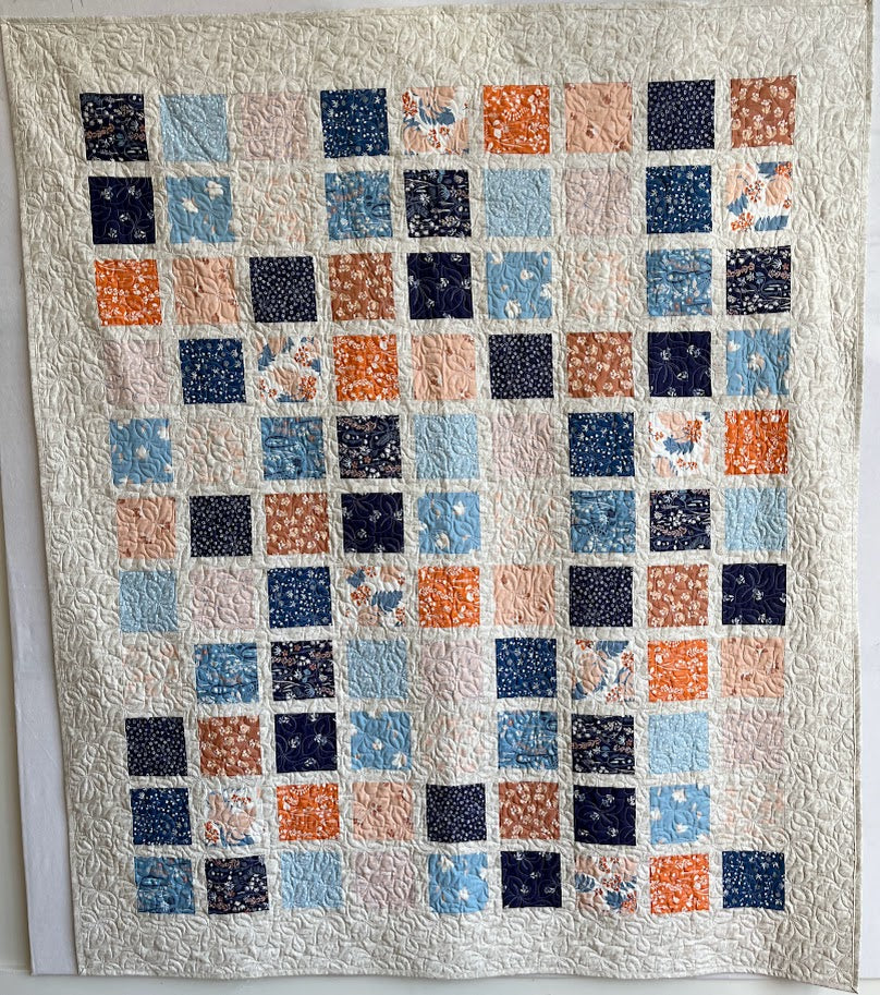 Lattice Windows Quilt Pattern - Printed Pattern