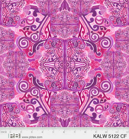 Kaleidoscope 108" Magenta - Wide Back