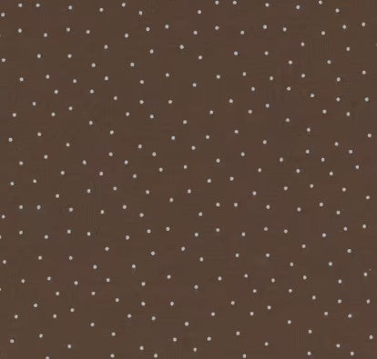 Kimberbell Basics - Tiny Dots, Brown - PER 1/4 YARD