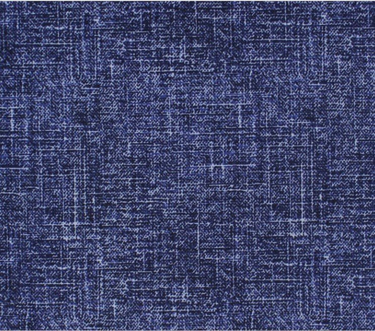 Navy Grain of Color 108" Wide Back