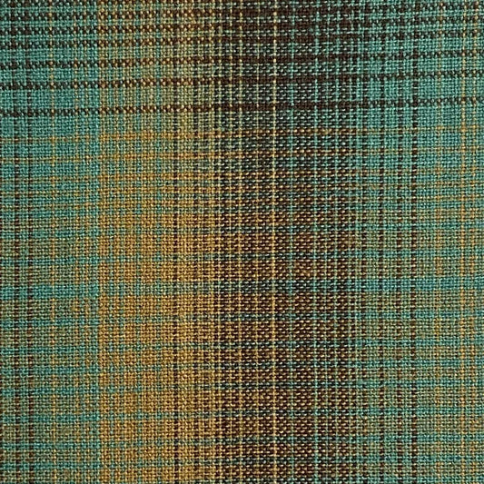 Primitive Rustic - Woven Elements, Blue, Yellow - PER 1/4 YARD