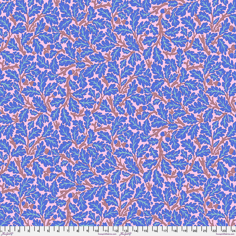 Kaffe x Morris - Oak Blue - PER 1/4 YARD