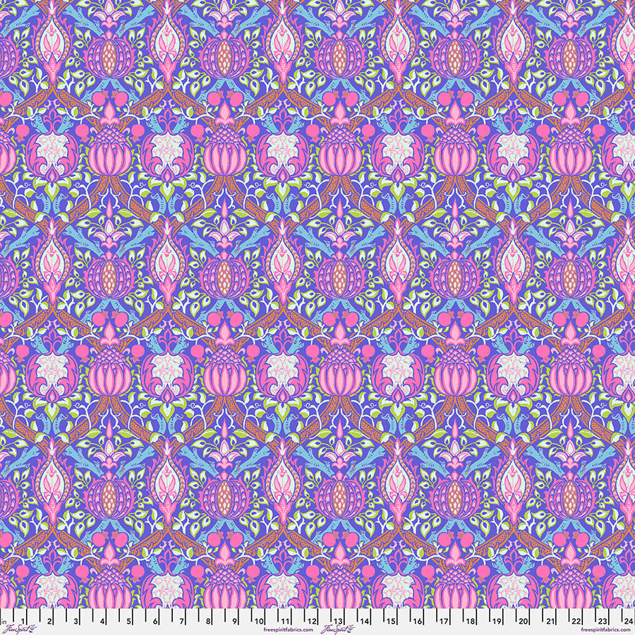 Kaffe x Morris - Granada Purple - PER 1/4 YARD