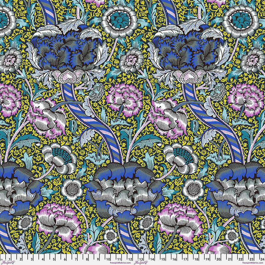 Kaffe x Morris - Wandle Contrast - PER 1/4 YARD