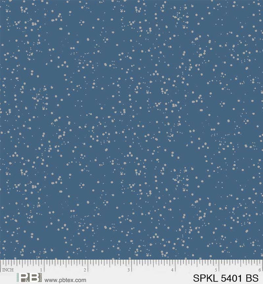 Sparkle - Blue/Silver - PER 1/4 YARD