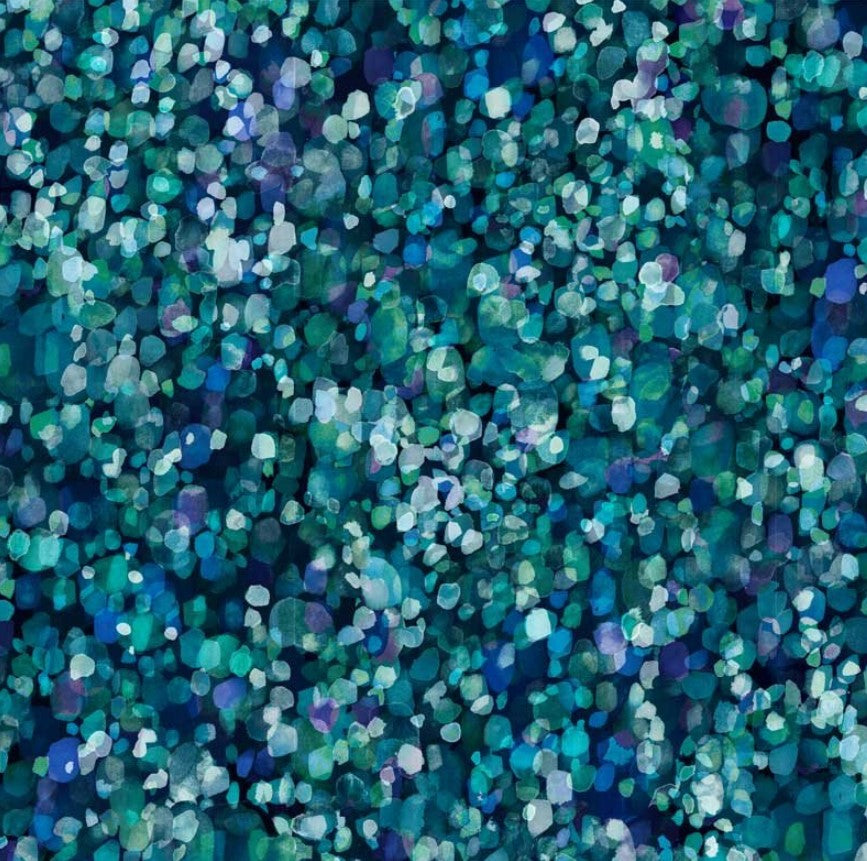 Sea Glass 108" Wide Back Teal