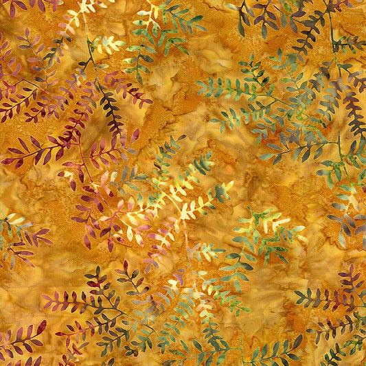 Tonga Cider - Leaf Vines (Fall) - PER 1/4 YARD