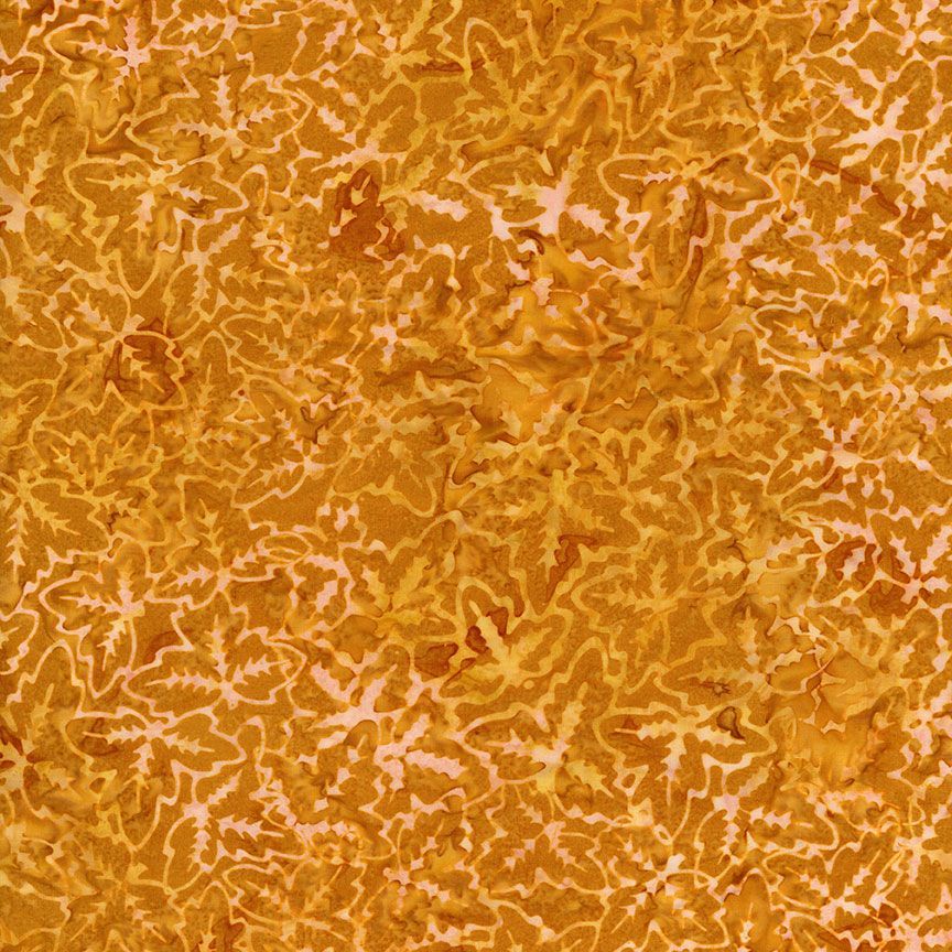 Tonga Cider - Packed Fall Leaves (Cider) - PER 1/4 YARD