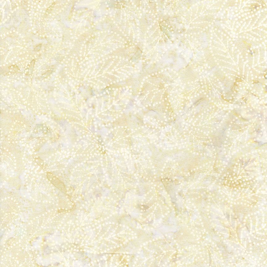 Tonga Cider - Dotted Plants (Latte) - PER 1/4 YARD