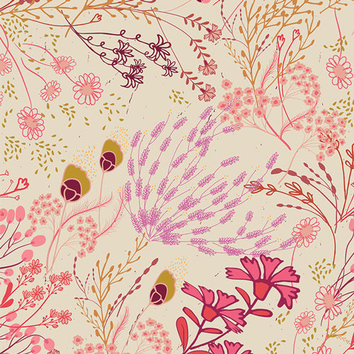 La Vie en Rose - Meadow One - PER 1/4 YARD