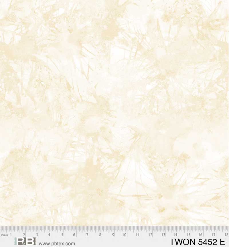 Tiny Wonders - Cream Watercolor - PER 1/4 YARD