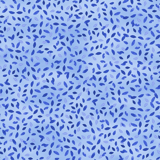 Bountiful and Blue - Periwinkle V5242-139 - PER 1/4 YARD