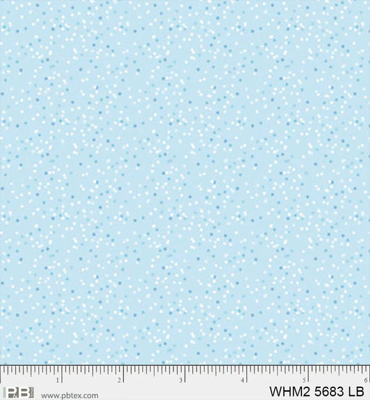 Whimsy II Basics, Light Blue Confetti - PER 1/4 YARD