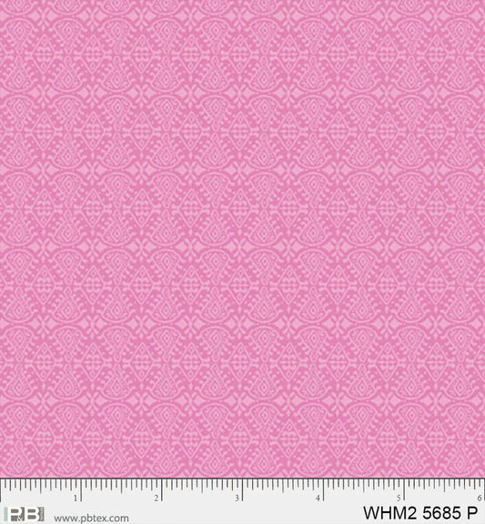 Whimsy II Basics, Set Geo, Pink - PER 1/4 YARD