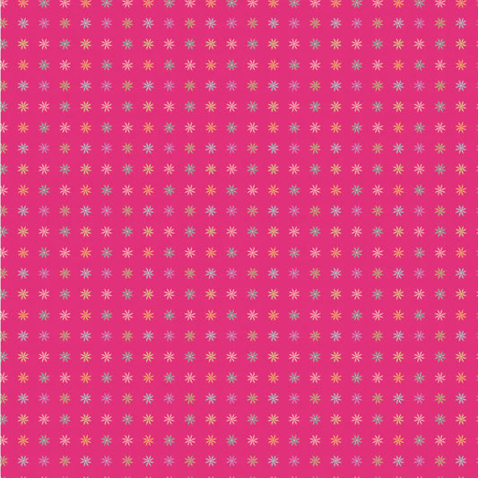 Calico Cowgirls, I Got Spurs Dark Pink - PER 1/4 YARD