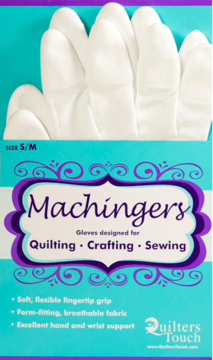 Quilter's Touch Machingers Quilting Gloves, S/M