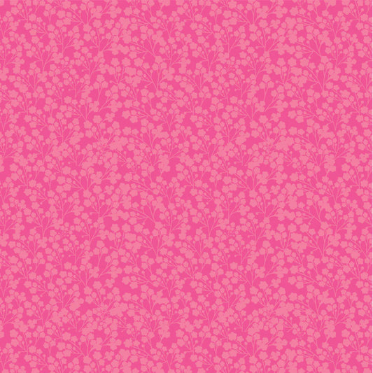 Calico Cowgirls, Wildflowers Pink - PER 1/4 YARD